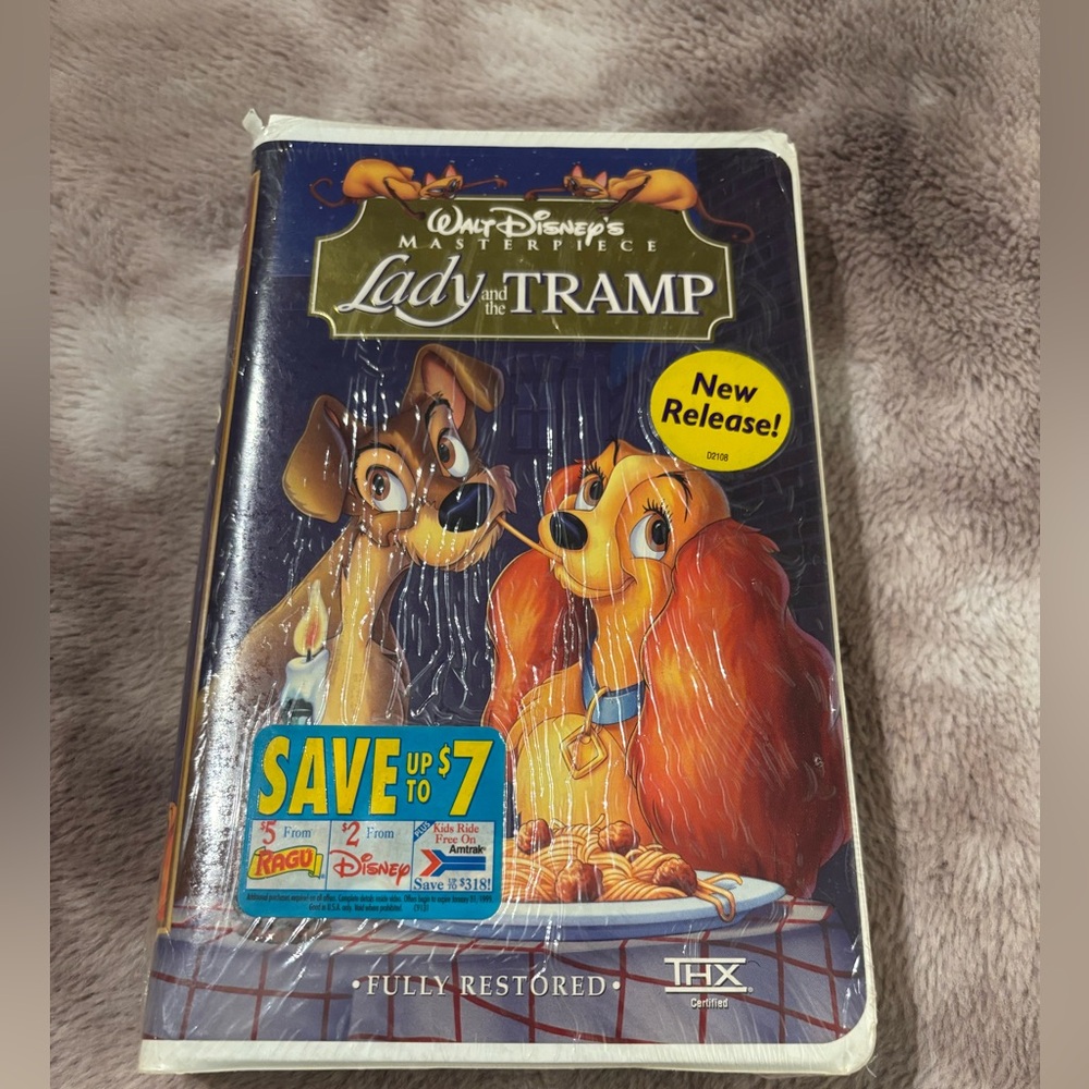 Lady and the Tramp – Walt Disney Masterpiece VHS (Fully Restored)